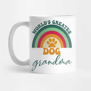 World's Greatest Dog Grandma  Cute Dog Owner Mug